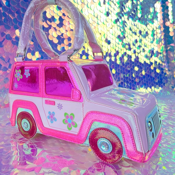 COPY - Dolls Kill Pink Jeep Let’s Go Party Crossbody - Picture 5 of 12
